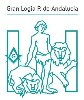 Escudo de la Gran Logia Provincial de Andalucía a la que pertenece la Logia Ibn Játima.