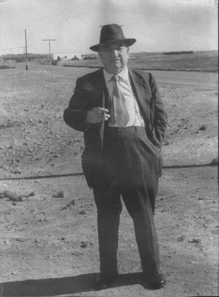 Miguel Gatell en el Campo de Dalías.